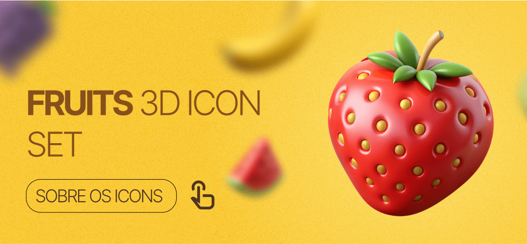 Fruits 3D Icon Set