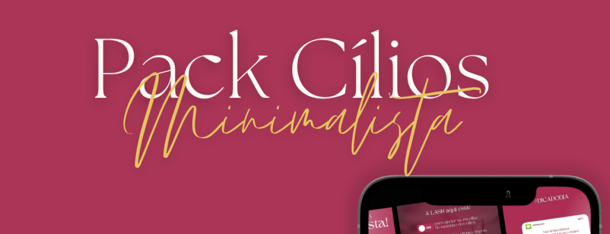 Pack Cílios Minimalista