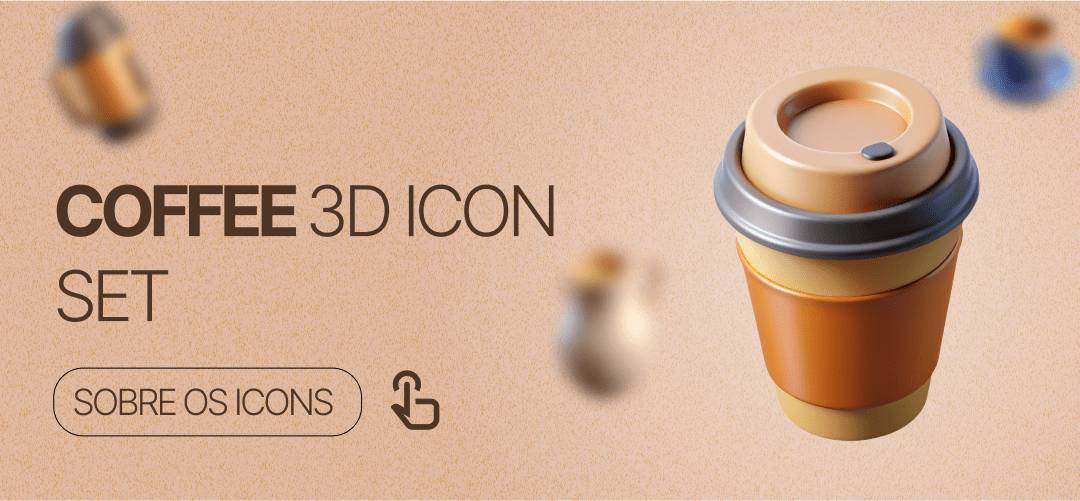 COFFEE 3D Icon Set