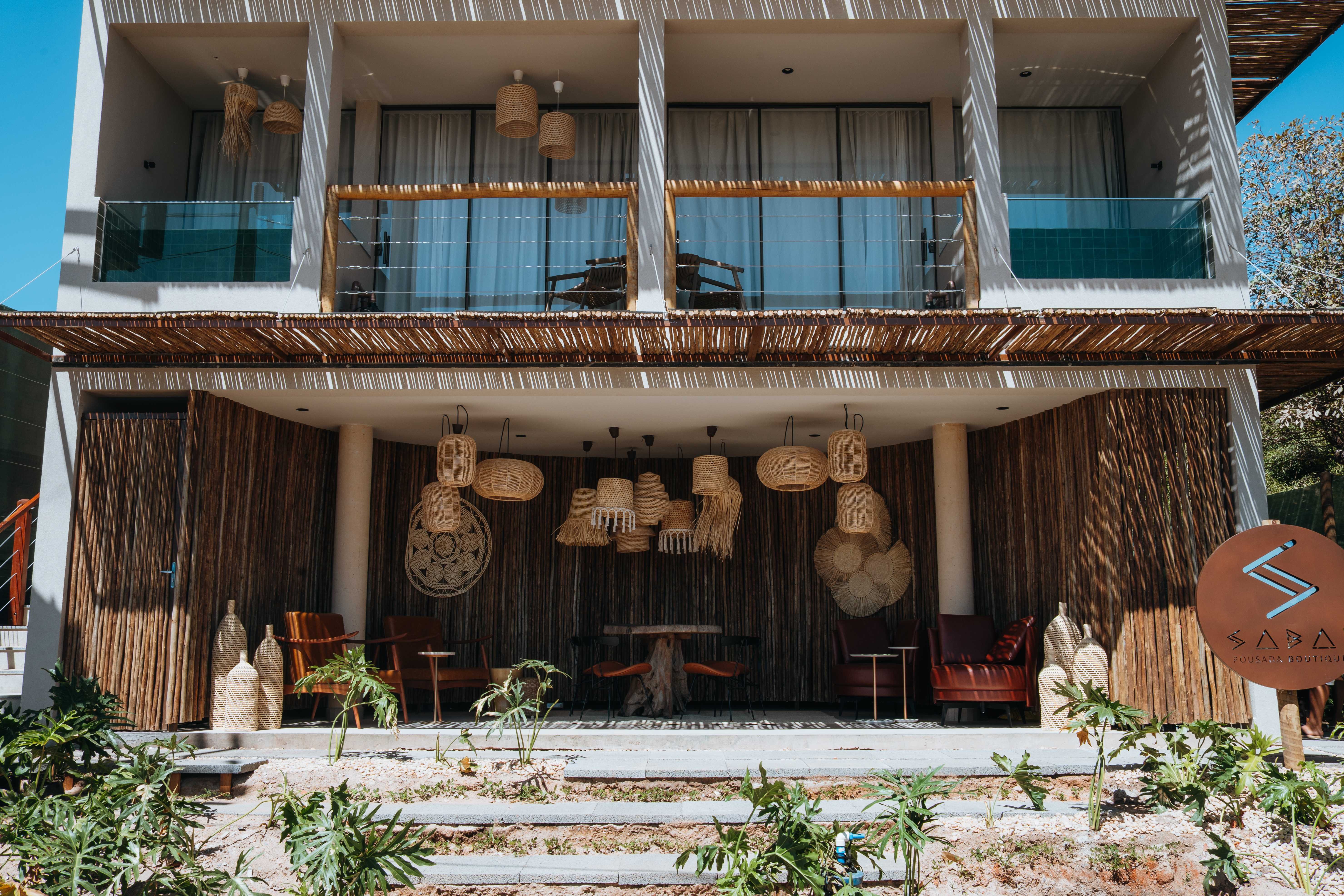 Foto da fachada da pousada SABAI, localizada na vila de São Jorge - Chapada dos Veadeiros