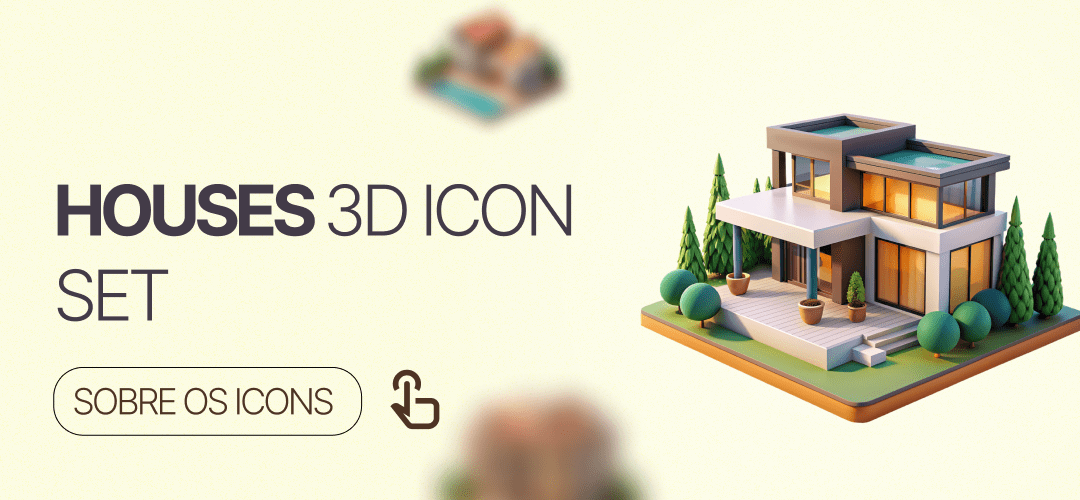 HOUSES 3D Icon Set